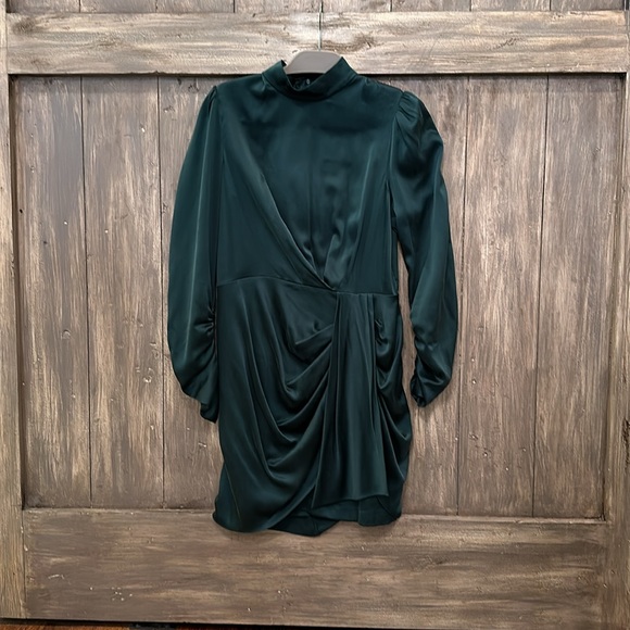 ZIMMERMANN SILK DRAPE DRESS NWT IN JADE - Picture 8 of 8